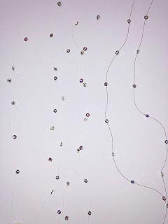 Стразы на леске для волос