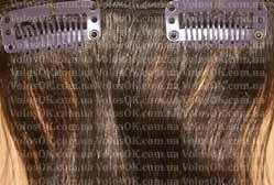 Натуральные волосы на заколках Натуральные волосы на заколках