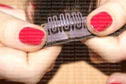 Натуральные волосы на заколках Натуральные волосы на заколках