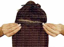 Натуральные волосы на клипсах Натуральные волосы на клипсах