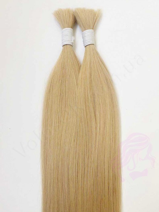 Волосся для нарощування у зрізі 60 см, 100 грам, золотистий блонд №24 Волосся для нарощування у зрізі 60 см, 100 грам, золотистий блонд №24