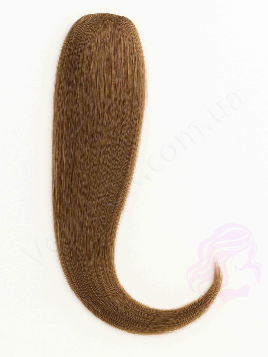 Накладний хвіст з натурального волосся, 50 см, 100г, русявий (№12)