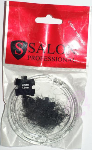 Ресницы для наращивания Salon Professional, 12 мм (Light)