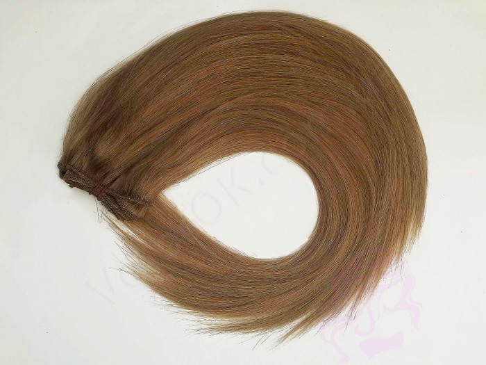 Волосся на тресах, 125 см ширина тресу, 50 см довжина, пряме, русяве (12) Волосся на тресах, 125 см ширина тресу, 50 см довжина, пряме, русяве (12)