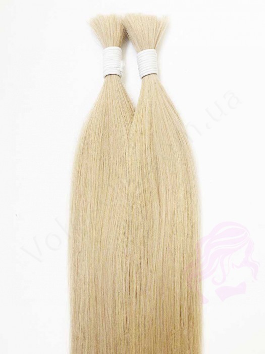 Волосы для наращивания в срезе 60 см, 100 грамм, супер блонд №60