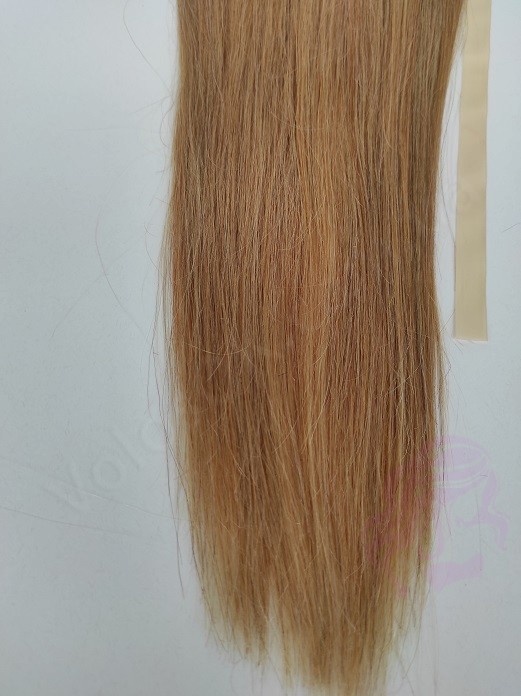 Накладний хвіст з натурального волосся, 50 см, 100г, темний блонд (№27) Накладний хвіст з натурального волосся, 50 см, 100г, темний блонд (№27)