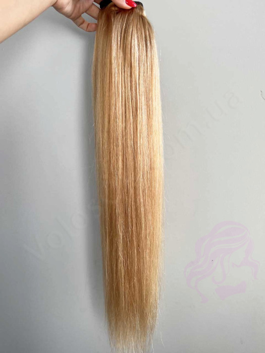 Накладний хвіст з натурального волосся, 50 см, 100г, темний блонд (№27) Накладний хвіст з натурального волосся, 50 см, 100г, темний блонд (№27)