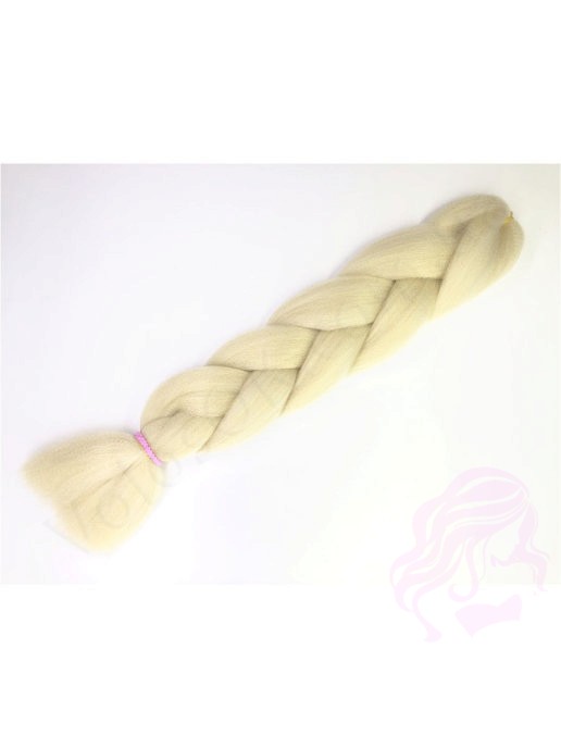 Канекалон кольоровий "Джамбо" 60 см, 100 грам, блонд