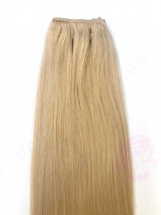 Волосы на трессах, 125 см ширина тресса,50 см длина, прямые, золотистый блонд (24) Волосы на трессах, 125 см ширина тресса,50 см длина, прямые, золотистый блонд (24)