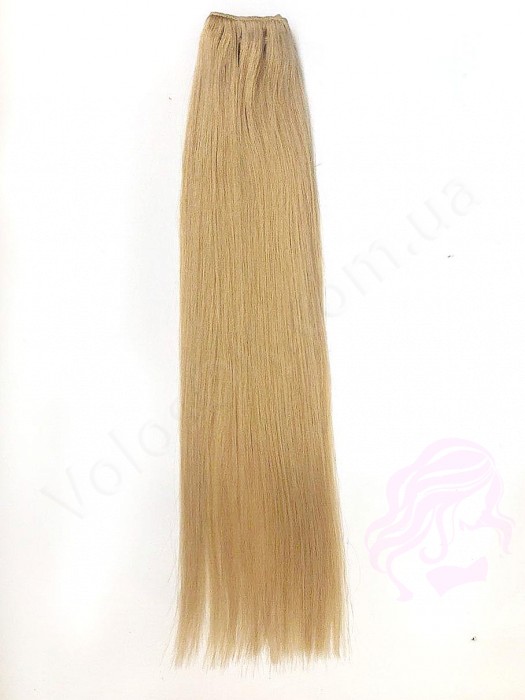 Волосы на трессах, 125 см ширина тресса,50 см длина, прямые, золотистый блонд (24) Волосы на трессах, 125 см ширина тресса,50 см длина, прямые, золотистый блонд (24)