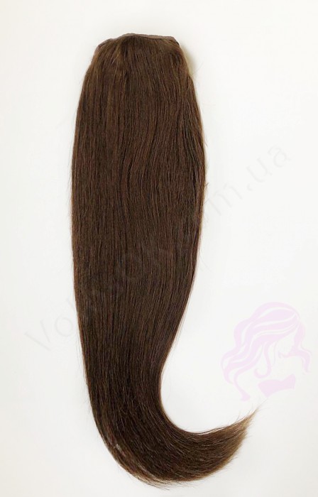 Накладной хвост на ленте, 50 см, 100г, темно-коричневый (№02) Накладной хвост на ленте, 50 см, 100г, темно-коричневый (№02)