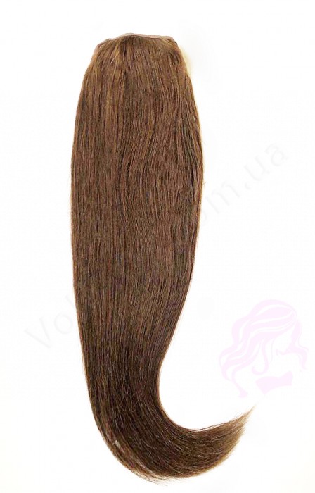 Шиньйон з натурального волосся, 50 см, 100г, коричневий (№04) Шиньйон з натурального волосся, 50 см, 100г, коричневий (№04)