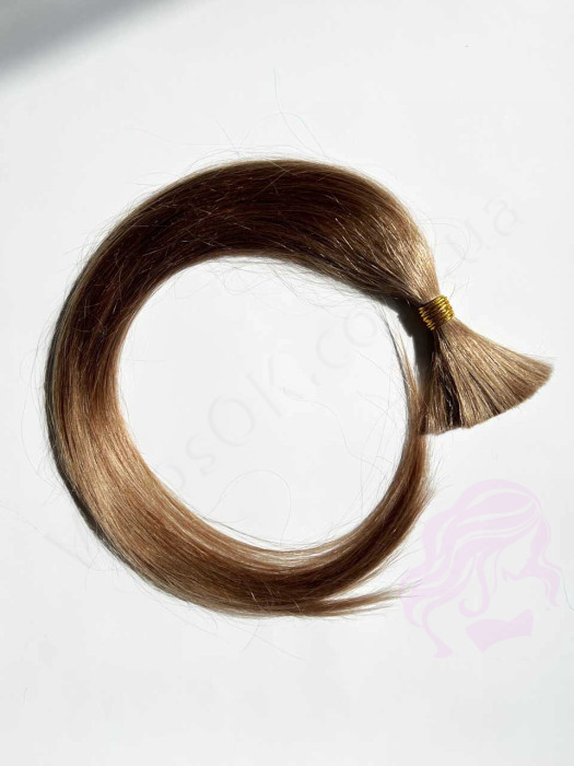 Волосы для наращивания в срезе 60 см, 50 грамм, русые №12