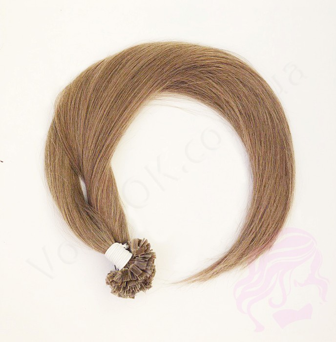 Волосы для горячего наращивания на капсулах, 55 см, прямые, 200 прядей, светло-русый (16)