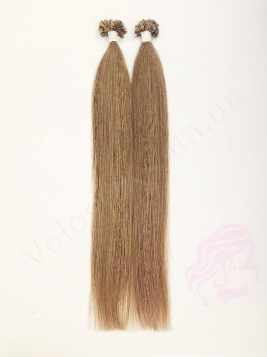 Волосы для горячего наращивания на капсулах, 55 см, прямые, 200 прядей, светло-русый (16)