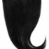 Натуральне волосся на заколках 50 см, 6 пасом, чорні (№01)
