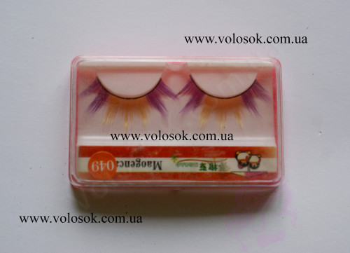 Ресницы накладные Yangyang Eyelash цветные, 2шт (049)