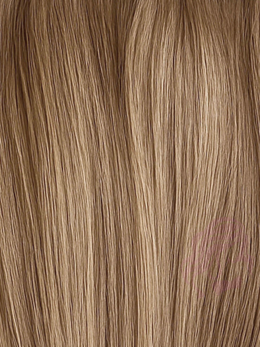 Натуральне волосся на заколках 50 см, 1 пасмо x 20 см, світло-русяве (№16)