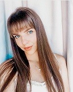 Накладний чубчик з натурального волосся, русявий (№12) Накладний чубчик з натурального волосся, русявий (№12)