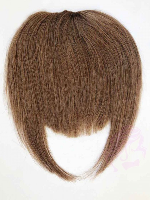 Накладний чубчик з натурального волосся, русявий (№12) Накладний чубчик з натурального волосся, русявий (№12)