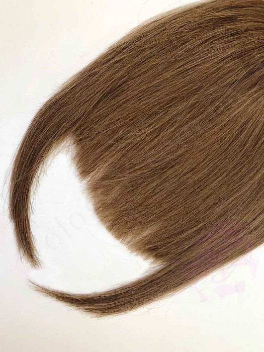 Накладний чубчик з натурального волосся, русявий (№12) Накладний чубчик з натурального волосся, русявий (№12)