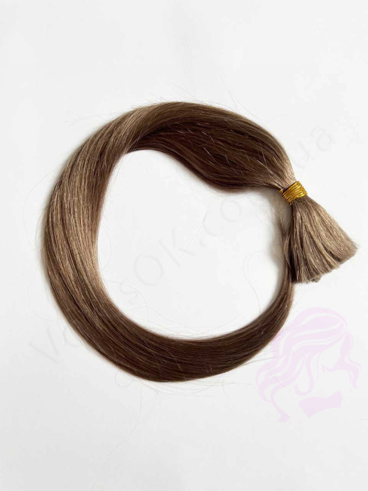 Волосы для наращивания в срезе 60 см, 50 грамм, орех №08 Волосы для наращивания в срезе 60 см, 50 грамм, орех №08