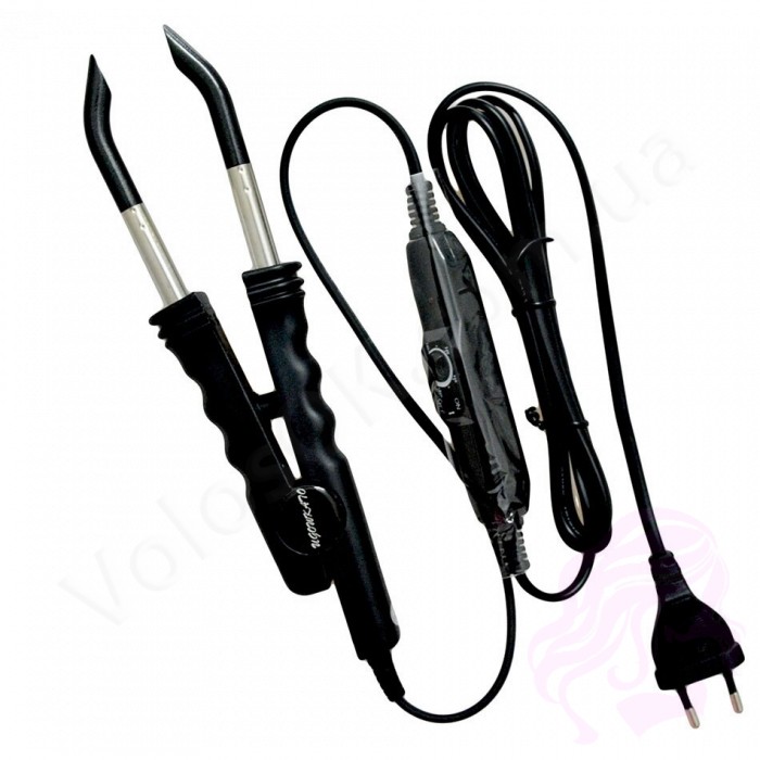 Щипці для нарощування волосся з регулятором (HWT-03-black)