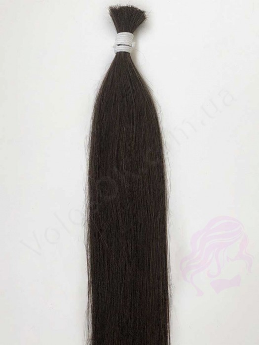 Волосся для нарощування в зрізі 60 см, 50 грам, чорне №01 Волосся для нарощування в зрізі 60 см, 50 грам, чорне №01