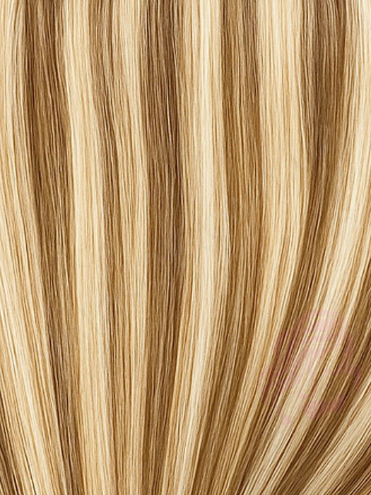 Накладний хвіст з натурального волосся, 50 см, 100 г, русявий з меліруванням 12/613.