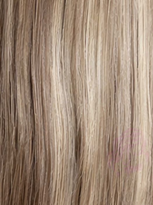 Накладний хвіст з натурального волосся, 50 см, 100г, горіх з меліруванням №08/613