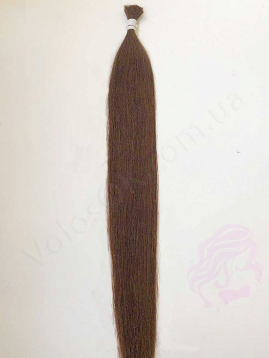 Волосся для нарощування в зрізі 60 см, 50 грам, коричневе №04 Волосся для нарощування в зрізі 60 см, 50 грам, коричневе №04