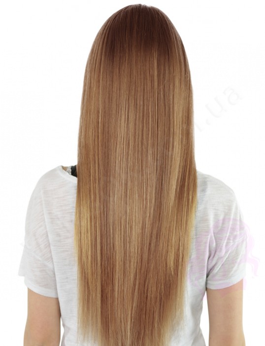 Натуральне волосся на заколках 50 см, 8 пасм, темний блонд (№27) Натуральне волосся на заколках 50 см, 8 пасм, темний блонд (№27)