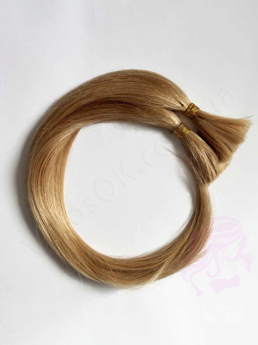 Волосы для наращивания в срезе 60 см, 100 грамм, темный блонд №27